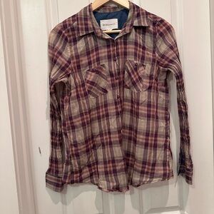 BCBGeneration Multicolor Plaid Shirt